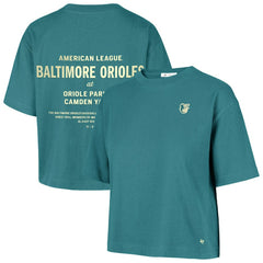 Baltimore Orioles Women's Contemporary Basics Leon City T-Shirt Teal