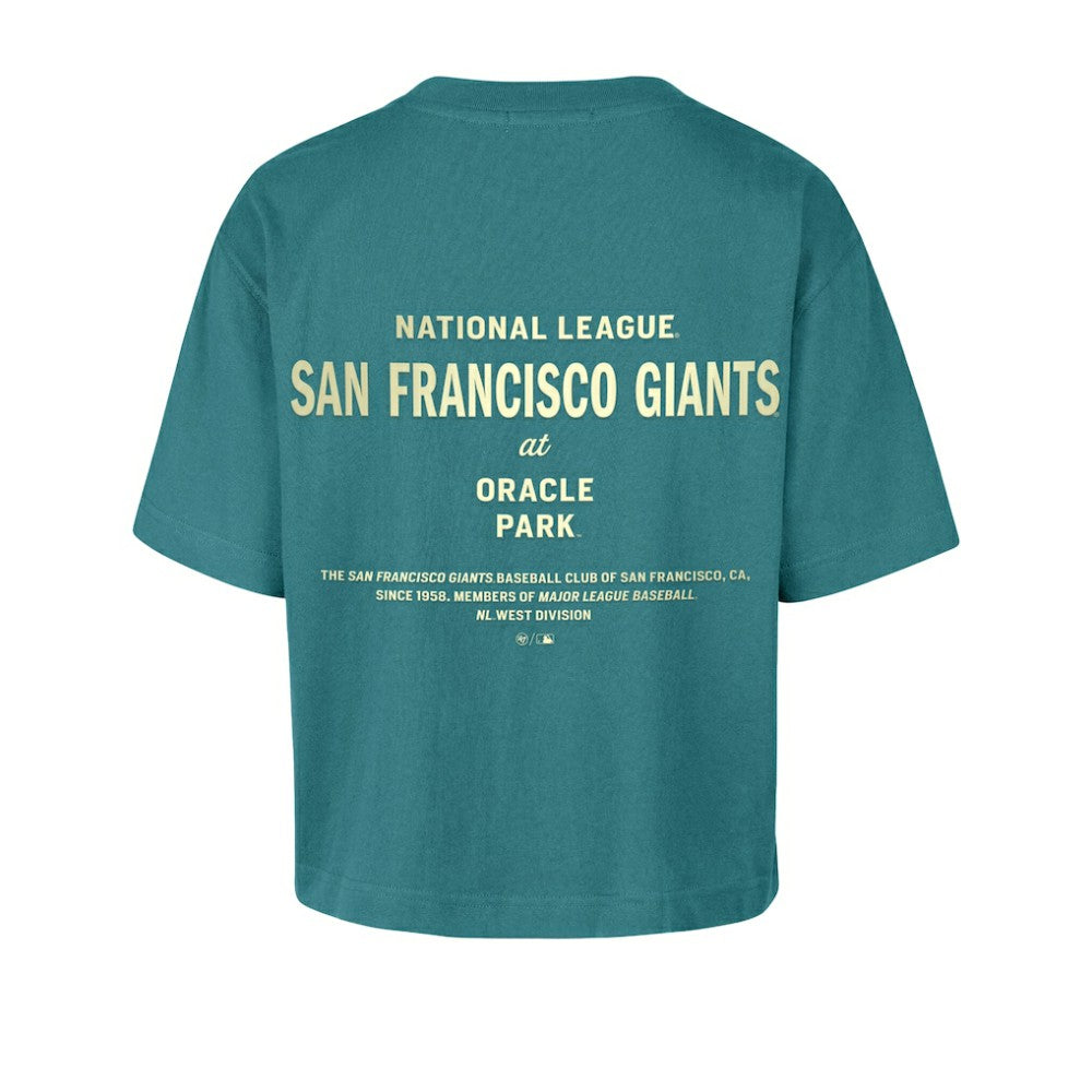 San Francisco Giants Women's Contemporary Basics Leon City T-Shirt Teal