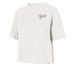 Detroit Tigers Women's Love Letter Reed City T-Shirt Cream