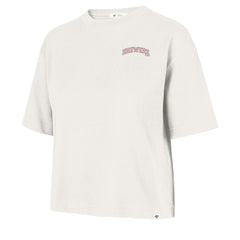 Milwaukee Brewers Women's Love Letter Reed City T-Shirt Cream