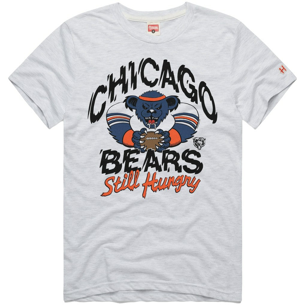 Chicago Bears Homage NFL x Grateful Dead Tri-Blend T-Shirt - Ash for sale