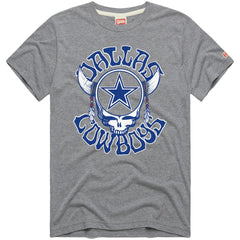 Dallas Cowboys Homage NFL x Grateful Dead Tri-Blend T-Shirt - Gray cheap