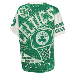 Boston Celtics Outerstuff Youth Top Player All-Over-Print T-Shirt - Cream cheap
