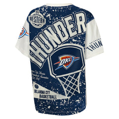 Oklahoma City Thunder Outerstuff Youth Top Player All-Over-Print T-Shirt - Cream discount