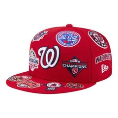 Washington Nationals All Over 59FIFTY Fitted Hat Red
