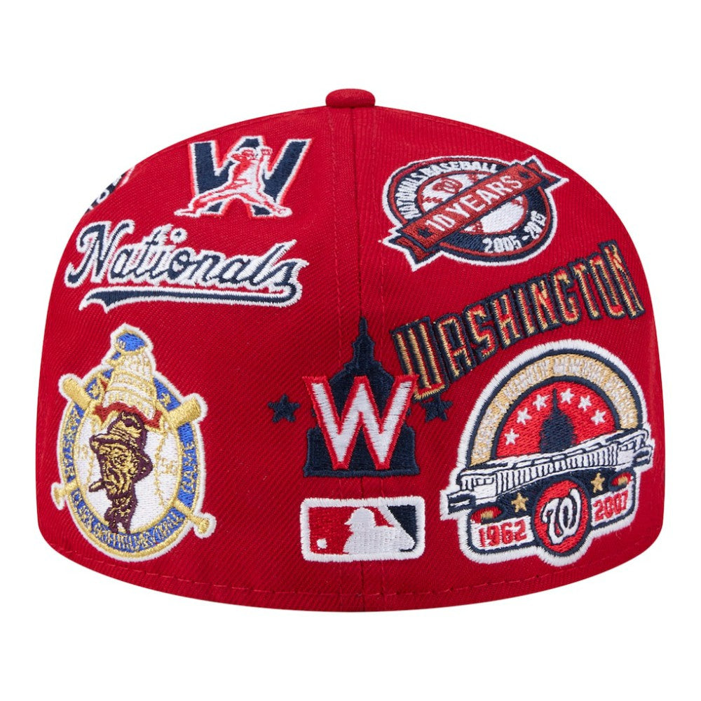 Washington Nationals All Over 59FIFTY Fitted Hat Red