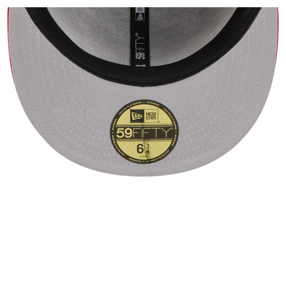 Los Angeles Angels All Over 59FIFTY Fitted Hat Red