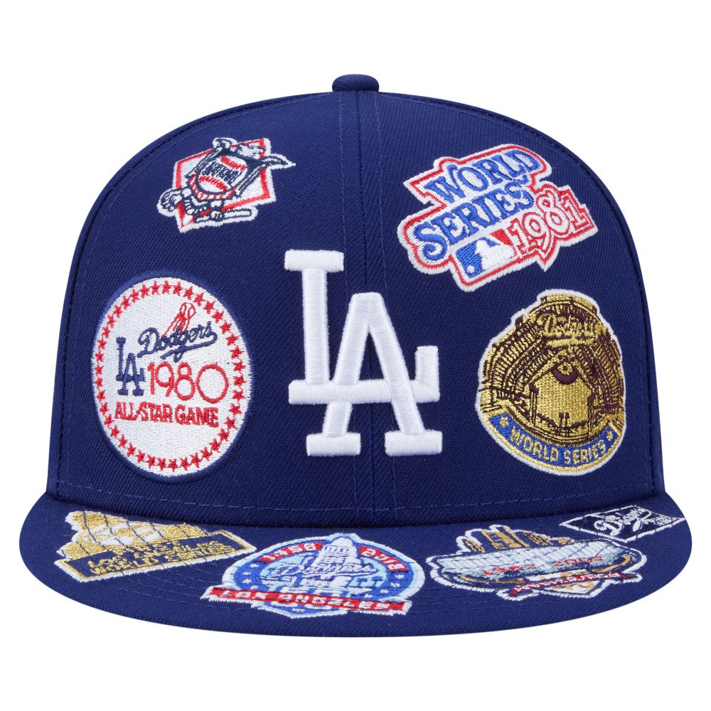 Los Angeles Dodgers All Over 59FIFTY Fitted Hat Royal