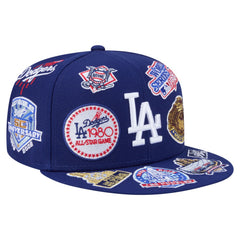 Los Angeles Dodgers All Over 59FIFTY Fitted Hat Royal