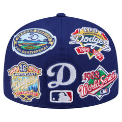 Los Angeles Dodgers All Over 59FIFTY Fitted Hat Royal
