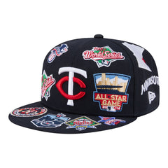 Minnesota Twins All Over 59FIFTY Fitted Hat Navy