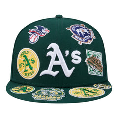 Athletics All Over 59FIFTY Fitted Hat Green