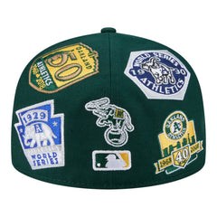 Athletics All Over 59FIFTY Fitted Hat Green
