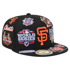 San Francisco Giants All Over 59FIFTY Fitted Hat Black