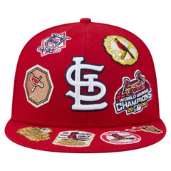 St. Louis Cardinals All Over 59FIFTY Fitted Hat Red