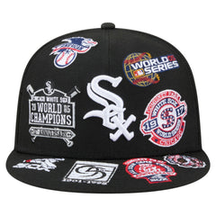 Chicago White Sox All Over 59FIFTY Fitted Hat Black