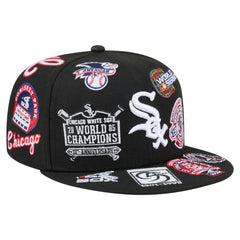 Chicago White Sox All Over 59FIFTY Fitted Hat Black