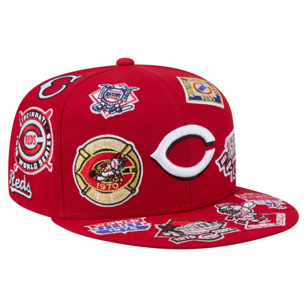 Cincinnati Reds All Over 59FIFTY Fitted Hat Red