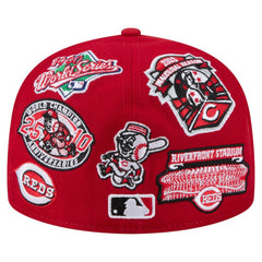 Cincinnati Reds All Over 59FIFTY Fitted Hat Red