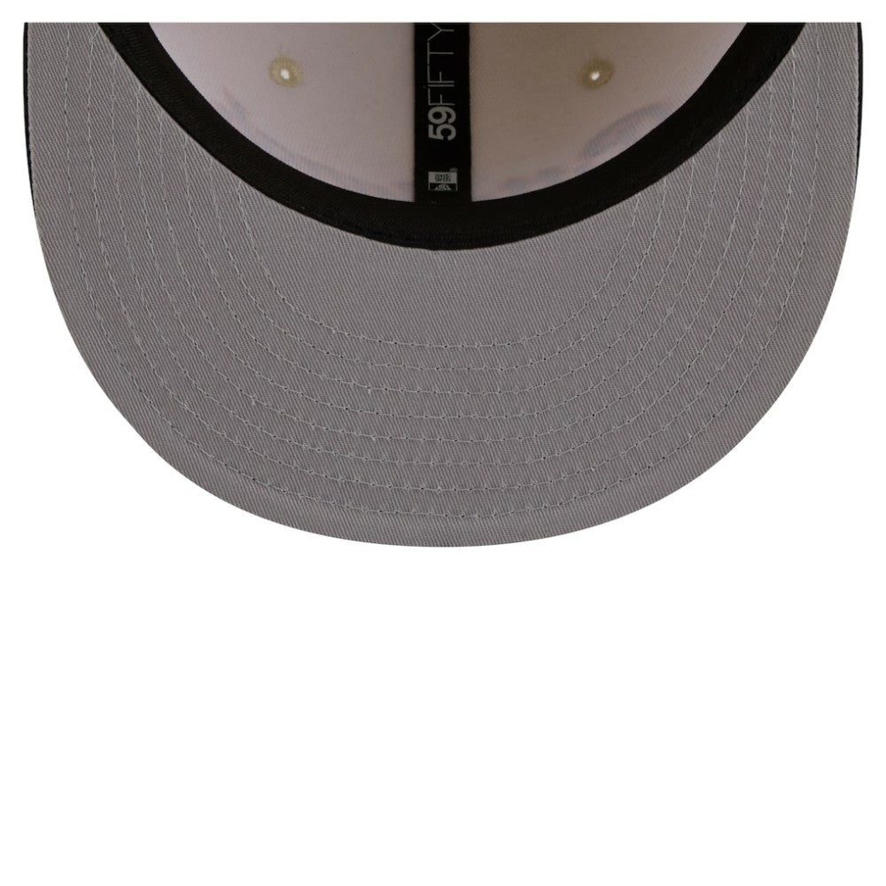 Pittsburgh Pirates Two-Tone Stitch 59FIFTY Fitted Hat Cream