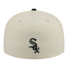 Chicago White Sox Two-Tone Stitch 59FIFTY Fitted Hat Cream