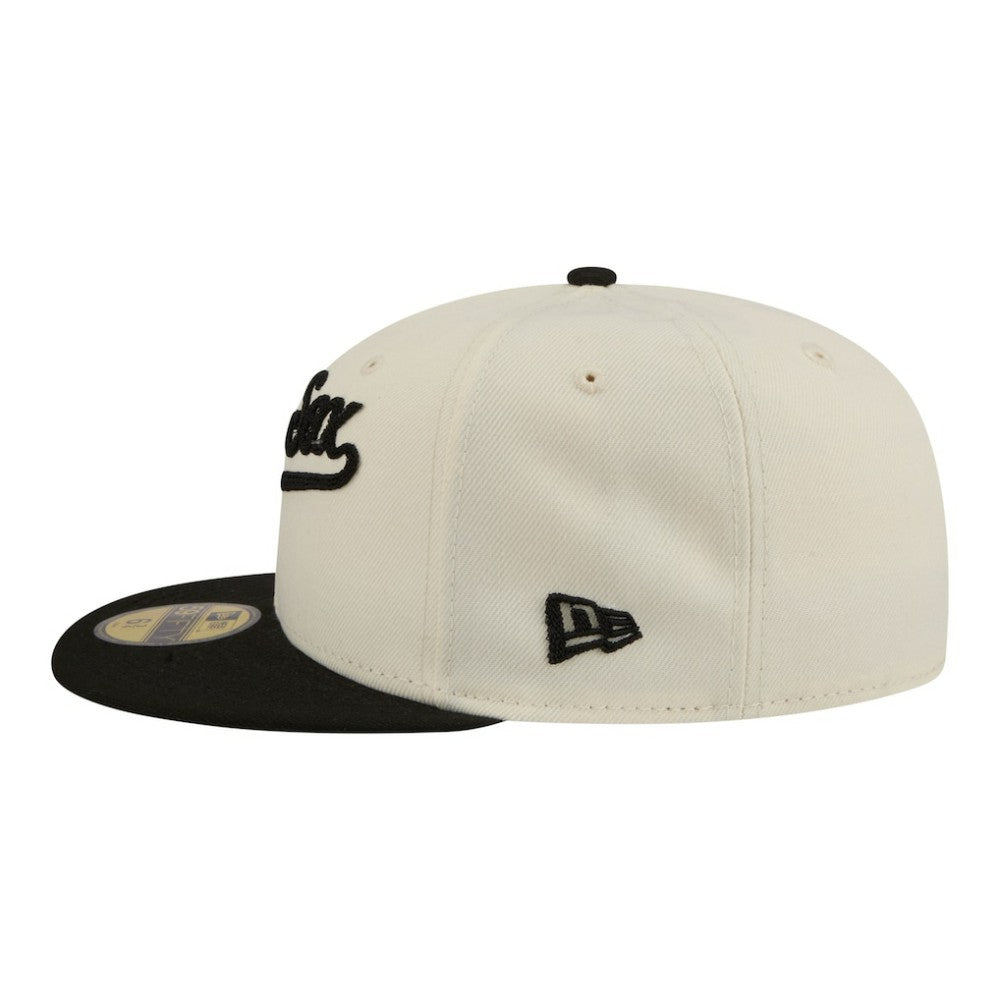 Chicago White Sox Two-Tone Stitch 59FIFTY Fitted Hat Cream