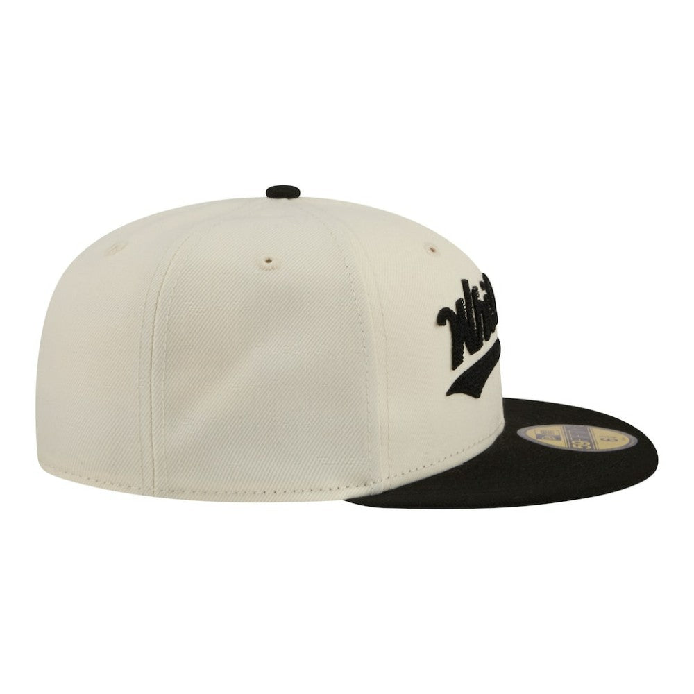 Chicago White Sox Two-Tone Stitch 59FIFTY Fitted Hat Cream