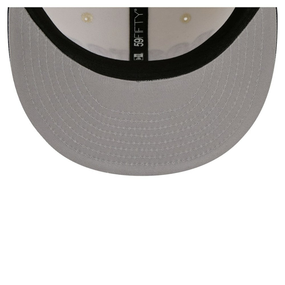 Boston Red Sox Two-Tone Stitch 59FIFTY Fitted Hat Cream