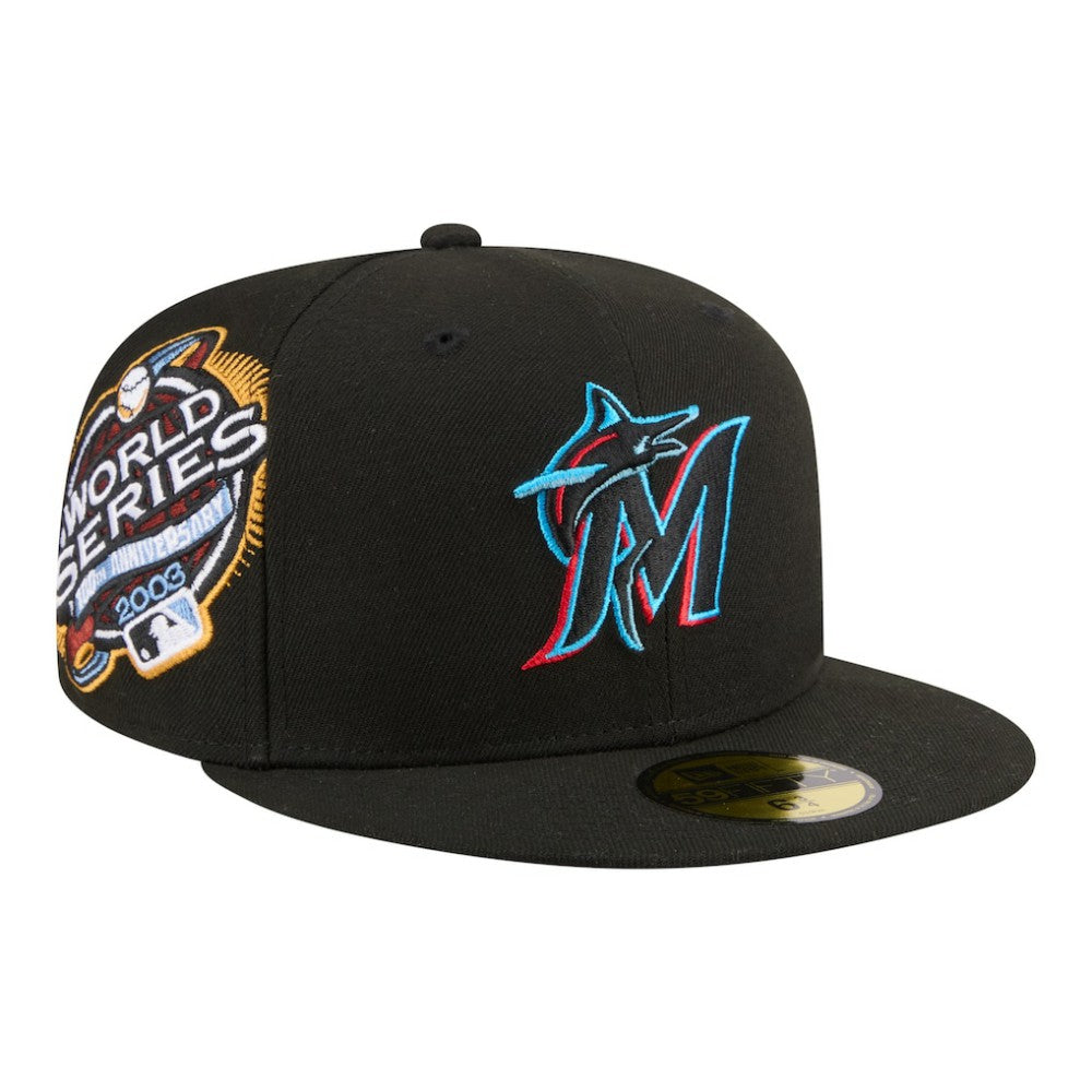 Miami Marlins Hidden Hit 59FIFTY Fitted Hat Black