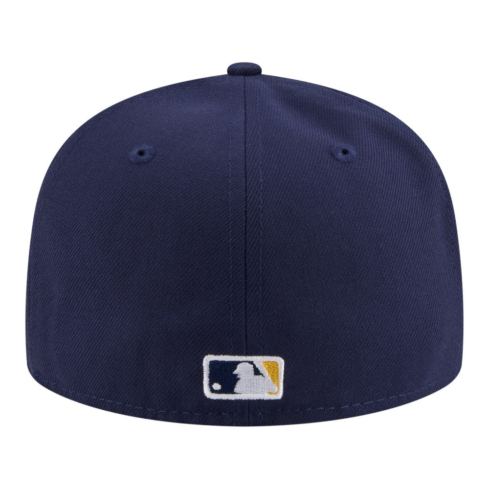 Milwaukee Brewers Hidden Hit 59FIFTY Fitted Hat Navy