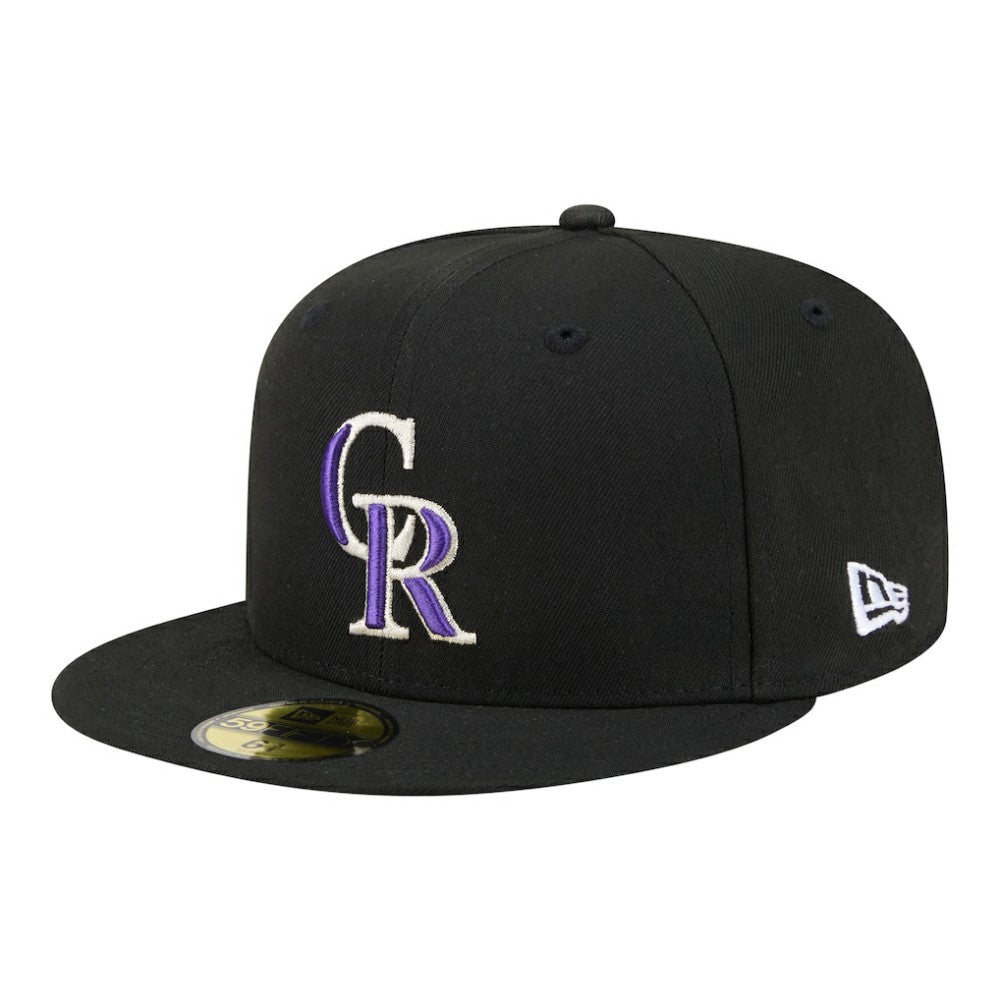 Colorado Rockies Hidden Hit 59FIFTY Fitted Hat Black