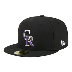 Colorado Rockies Hidden Hit 59FIFTY Fitted Hat Black
