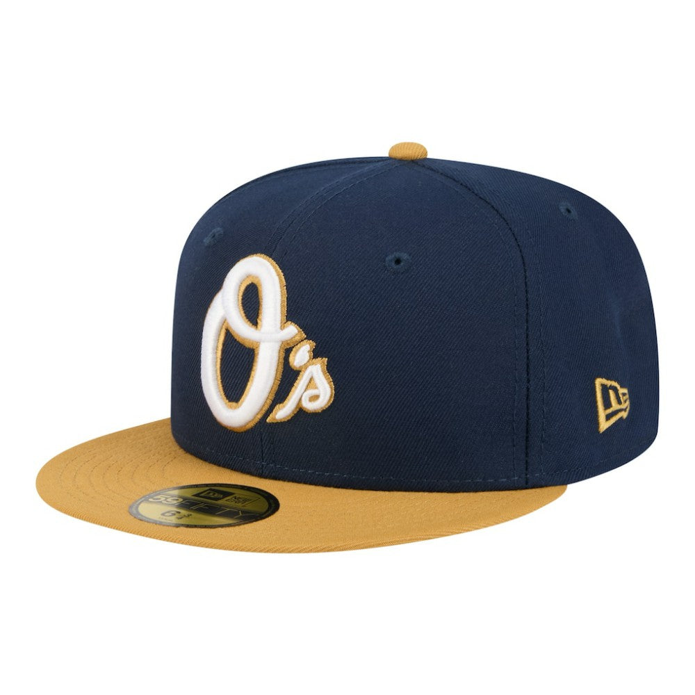 Baltimore Orioles Two-Tone Color Pack 59FIFTY Fitted Hat Navy/Khaki