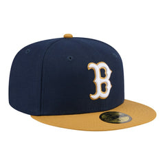 Boston Red Sox Two-Tone Color Pack 59FIFTY Fitted Hat Navy/Khaki