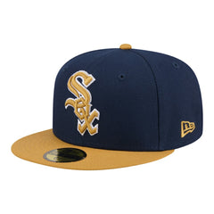 Chicago White Sox Two-Tone Color Pack 59FIFTY Fitted Hat Navy/Khaki