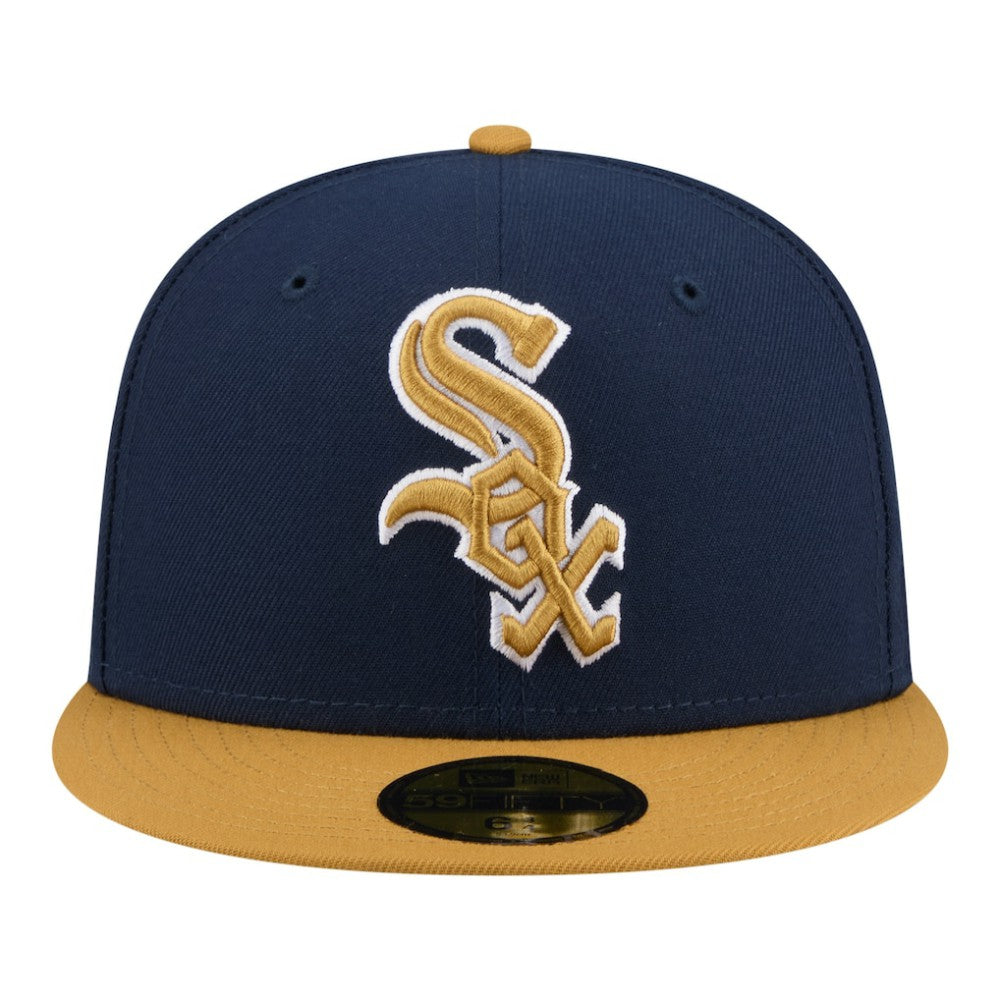 Chicago White Sox Two-Tone Color Pack 59FIFTY Fitted Hat Navy/Khaki