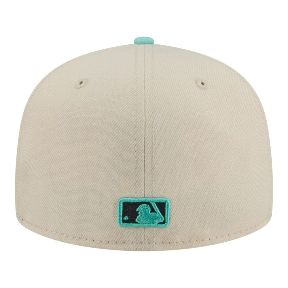 Cincinnati Reds Two-Tone Color Pack 59FIFTY Fitted Hat Light Beige/Turquoise