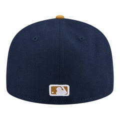 Los Angeles Dodgers Two-Tone Color Pack 59FIFTY Fitted Hat Navy/Khaki