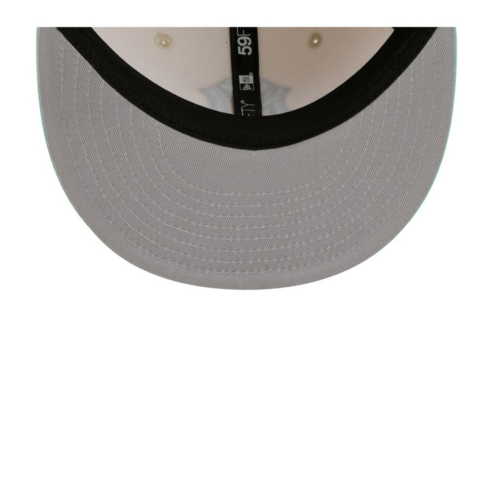 New York Yankees Two-Tone Color Pack 59FIFTY Fitted Hat Light Beige/Turquoise