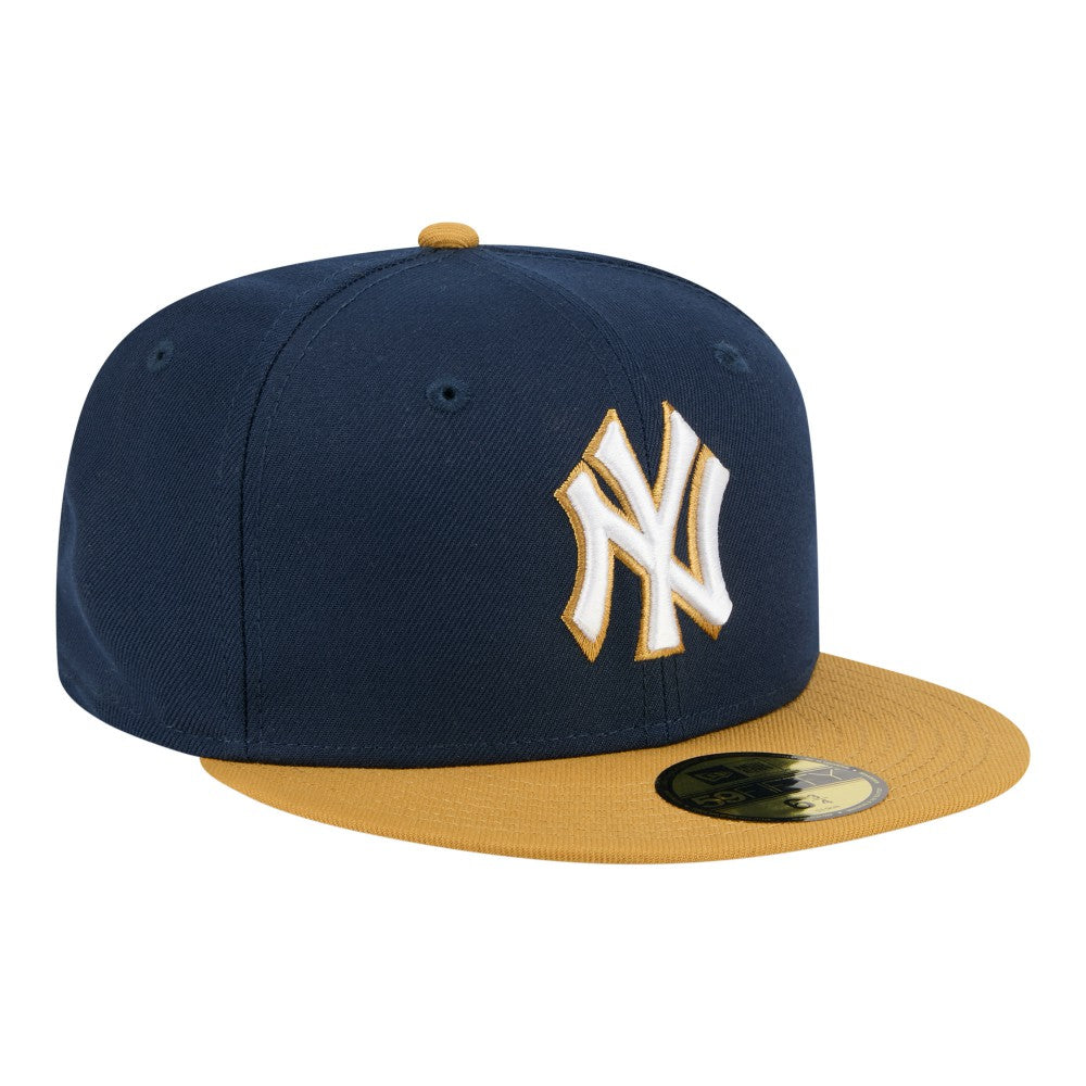 New York Yankees Two-Tone Color Pack 59FIFTY Fitted Hat Navy/Khaki