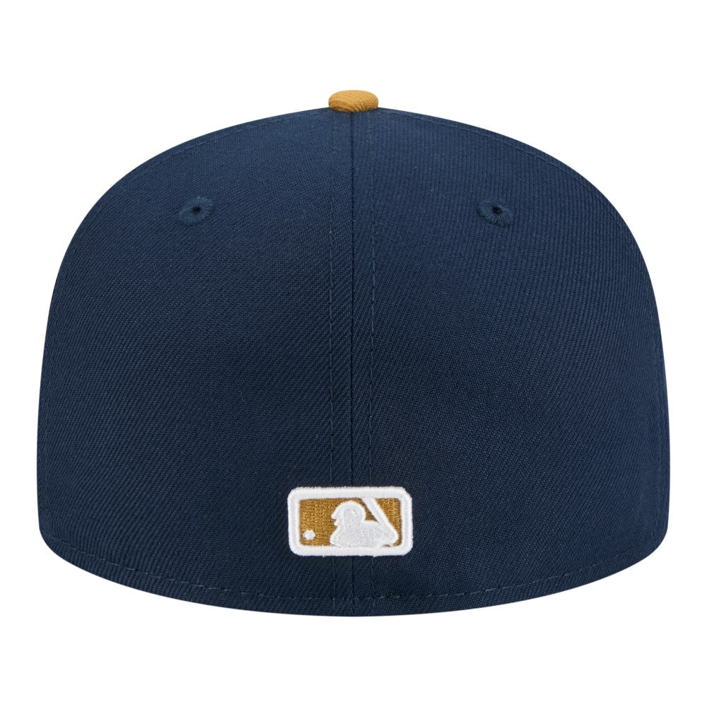 New York Yankees Two-Tone Color Pack 59FIFTY Fitted Hat Navy/Khaki