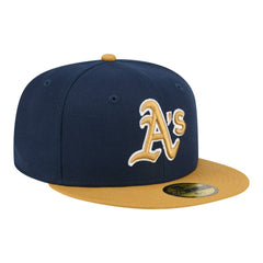 Athletics Two-Tone Color Pack 59FIFTY Fitted Hat Navy/Khaki