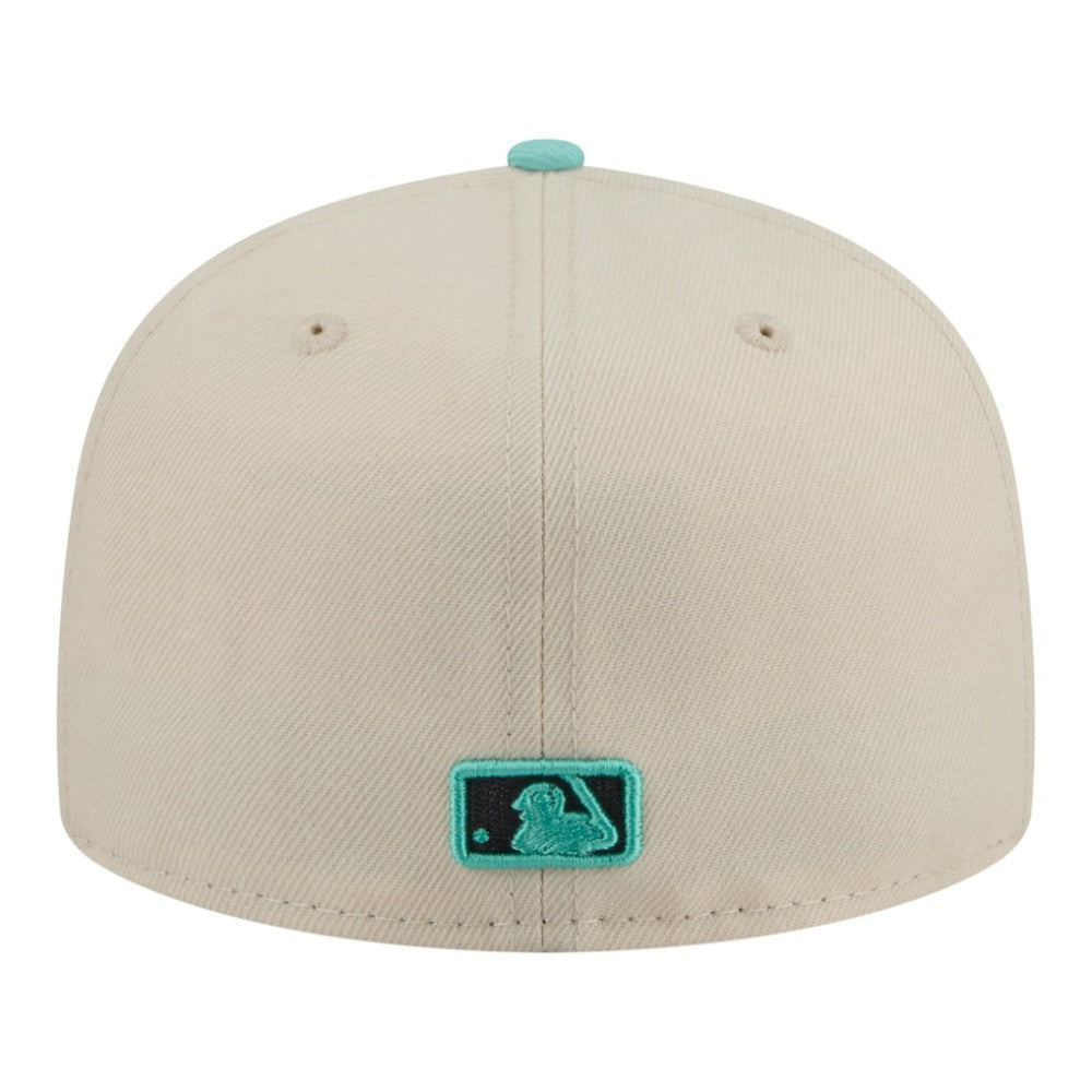 Pittsburgh Pirates Two-Tone Color Pack 59FIFTY Fitted Hat Light Beige/Turquoise