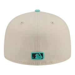 Pittsburgh Pirates Two-Tone Color Pack 59FIFTY Fitted Hat Light Beige/Turquoise