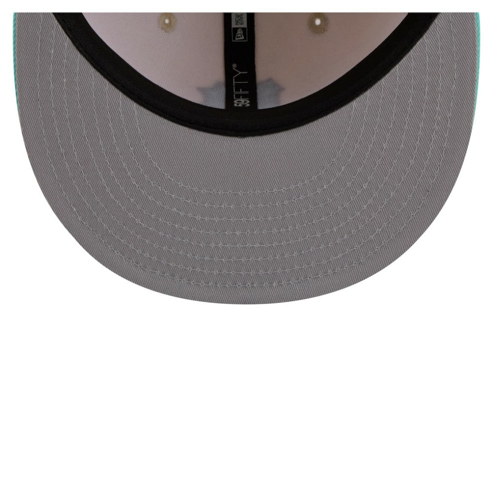 Pittsburgh Pirates Two-Tone Color Pack 59FIFTY Fitted Hat Light Beige/Turquoise