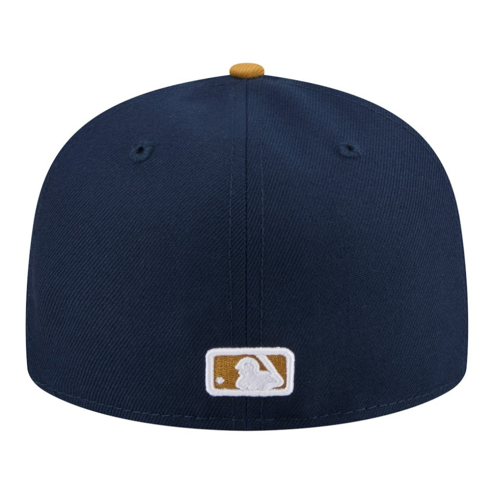 San Diego Padres Two-Tone Color Pack 59FIFTY Fitted Hat Navy/Khaki