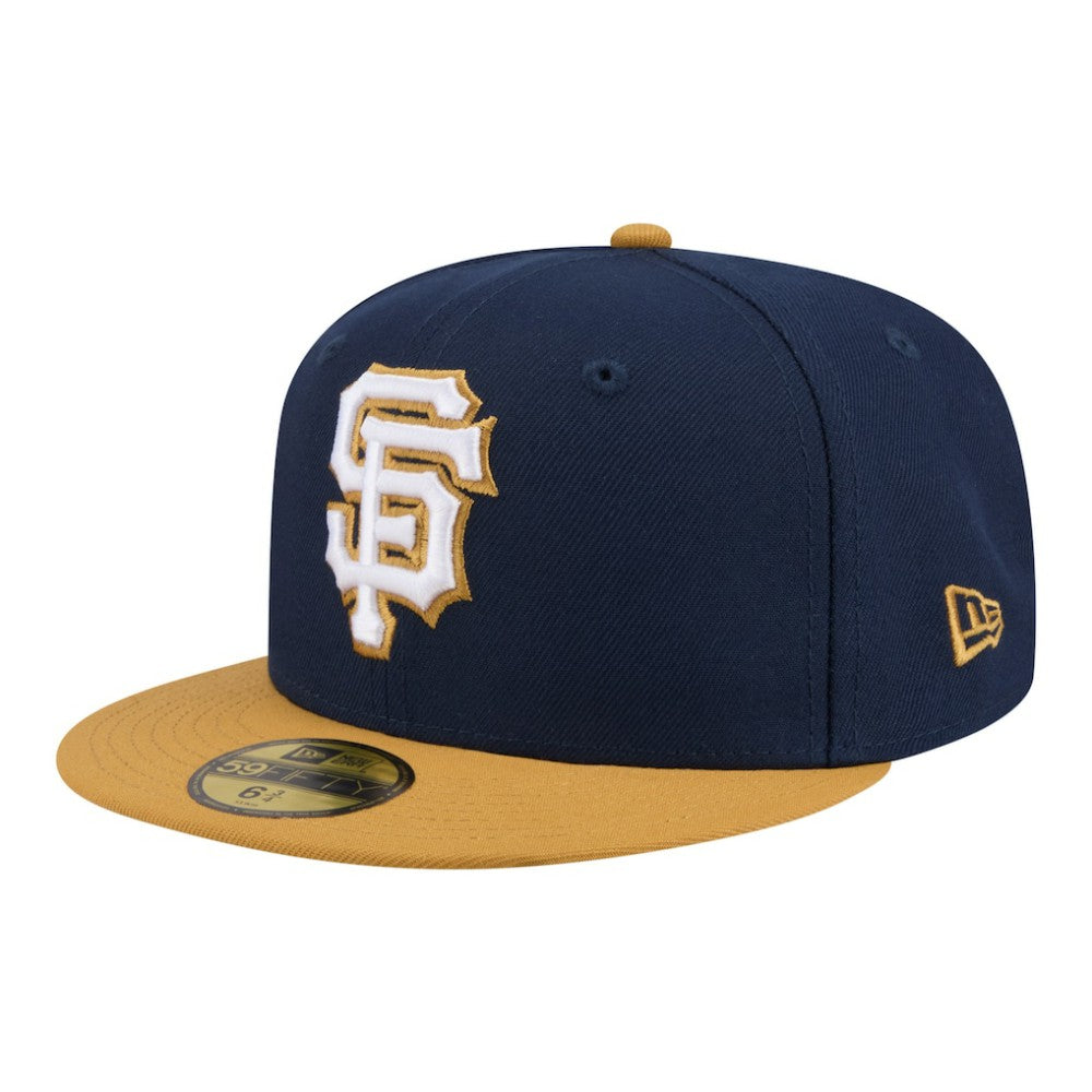 San Francisco Giants Two-Tone Color Pack 59FIFTY Fitted Hat Navy/Khaki