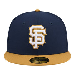 San Francisco Giants Two-Tone Color Pack 59FIFTY Fitted Hat Navy/Khaki