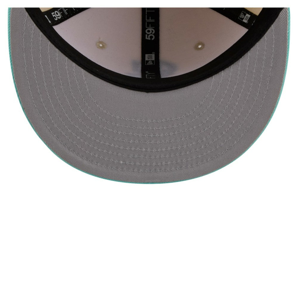 Seattle Mariners Two-Tone Color Pack 59FIFTY Fitted Hat Light Beige/Turquoise
