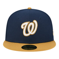 Washington Nationals Two-Tone Color Pack 59FIFTY Fitted Hat Navy/Khaki